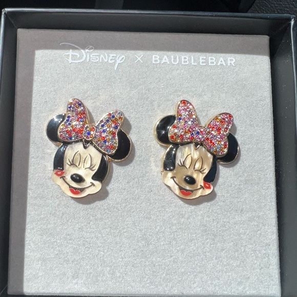 BaubleBar Jewelry - ✨New✨❤️Disney Baublebar Minnie Mouse earrings